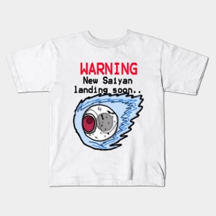 Saiyan birth announcement Kids T-Shirt